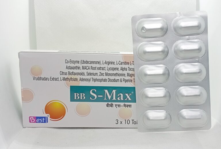 BB S-Max tablets available in Dydrobest division of Best Biotech, India's best pharma PCD company in Vijaywada