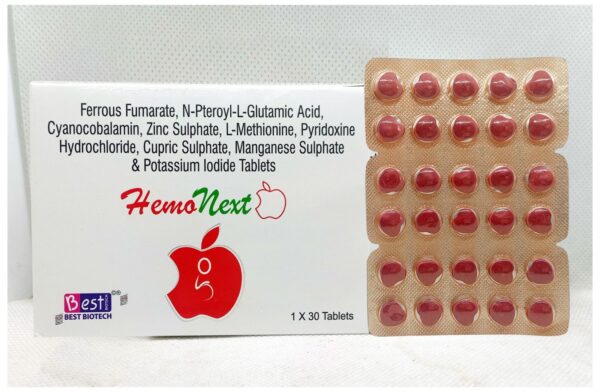 Hemonext tablet available for marketing and distribution through pharma franchisee and PCD models.