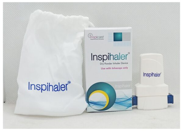 Best Biotech's Inspihaler DPI device for inhacaps available in pharma PCD, imported from Italy