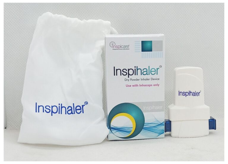 Best Biotech's Inspihaler DPI device for inhacaps available in pharma PCD, imported from Italy