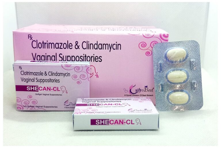 SHECAN-CL vaginal suppositories for mixed bacterial infections