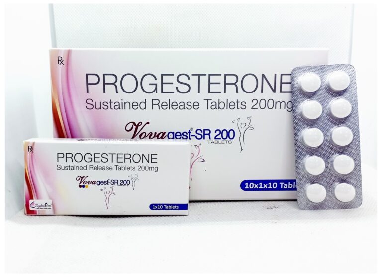 Vovagest-SR (Natural Micronized Progesterone 200 mg (Sustained Release Nano Form)) available for pharma PCD marketing & distribution