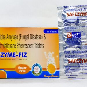 SAFEZYME-FIZ EFFERVESCENT TABLETS