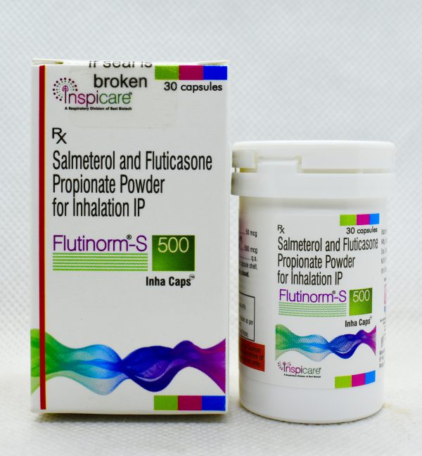 FLUTINORM-S 500 INHA CAPS
