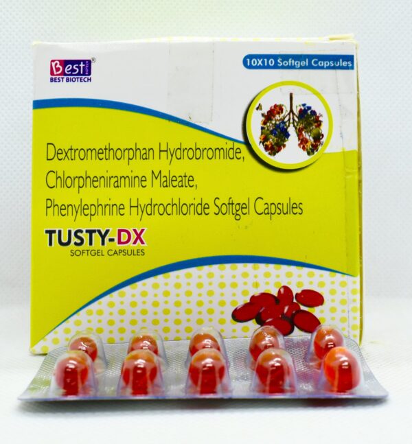 TUSTY DX SOFTGEL CAPSULES