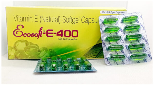 ECOSOFT-E-400 SOFTGEL CAPSULES