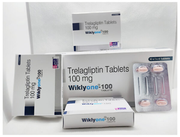 Wiklyone (Trelagliptin) for managing diabetes with only one tablet every week.
