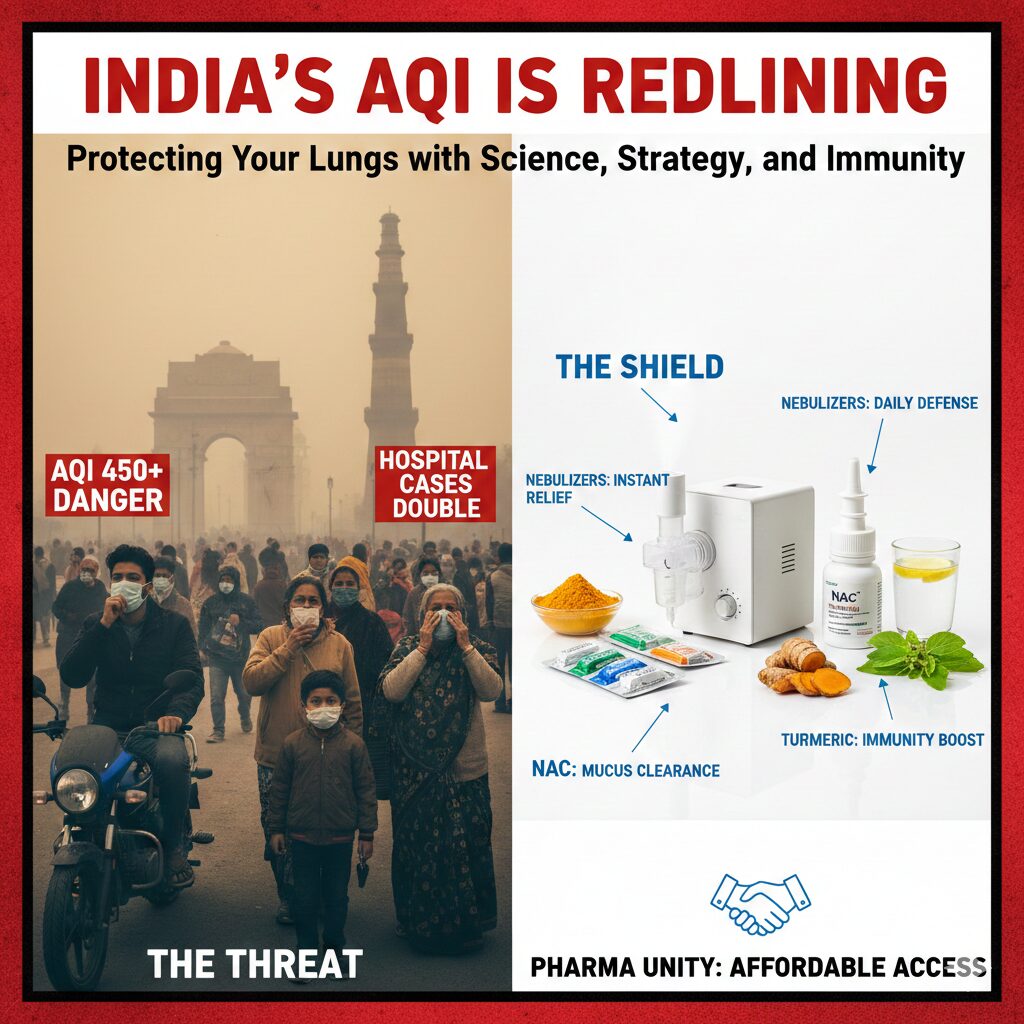“India’s AQI is Redlining: Protecting Your Lungs with Science, Strategy, and Immunity”